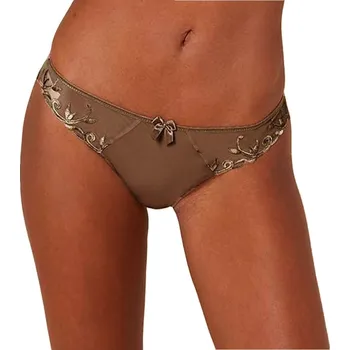 Kalhotky Simone Pérèle Andora tanga amaretto - Amaretto / M