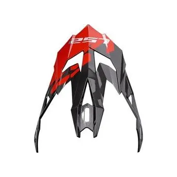 Motocyklové brýle LS2 MX470 PEAK TROOP BLACK RED