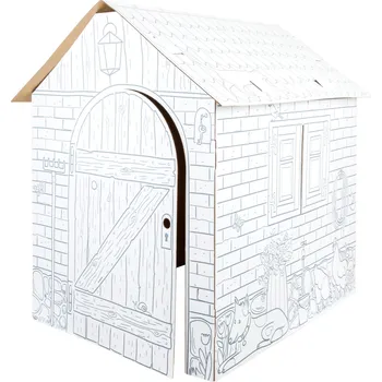 Dětský domeček Legler Kartonový domeček k vymalování