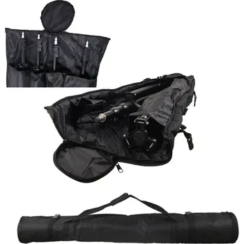 Sestava studiového vybavení Studiové pouzdro pro konstrukci na pozadí, stativy a příčníky (Maximální délka stativu nebo deštníku: cca 105 cm)