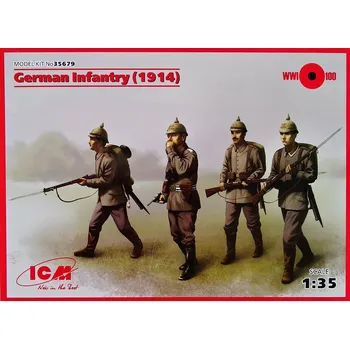Plastikový model 1:35 German Infantry 1914 (4 fig.)