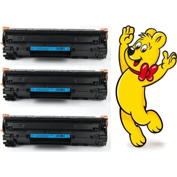 3x HP CB435A - 35A - kompatibilní toner + HARIBO 320g