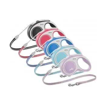 Vodítko pro psa Vodítko FLEXI New Comfort lanko S 8 m (doprodej) červená