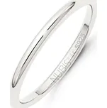 NB101 Stříbrný snubní prsten šíře 2 mm (55)