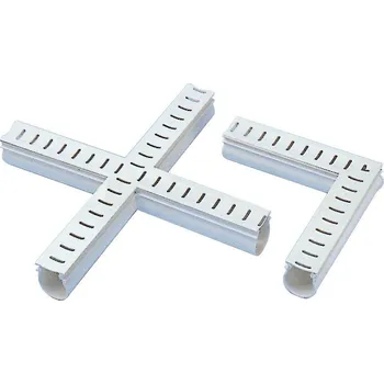 Vágner Pool Odvodňovací žlábek s mřížkou (rohový kus 90°)