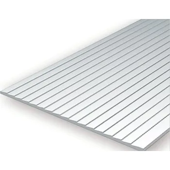 Plastikový model Obkladová deska s reliéfem „prkna přes sebe“, rozteč 1,3 mm