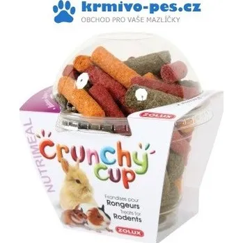 Krmivo pro hlodavce Pochutka CRUNCHYCUP mrkev/řepa pro hlodavce 130g Zolux