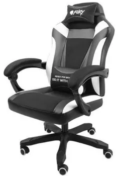 Herní židle FURY Avenger M+ černá/bílá