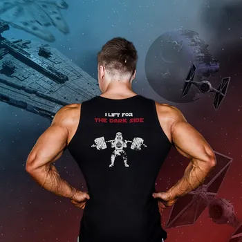 Pánské tílko Pánské Tílko Gymtime - I LIFT FOR THE DARK SIDE Velikost: S, Barva: Černá