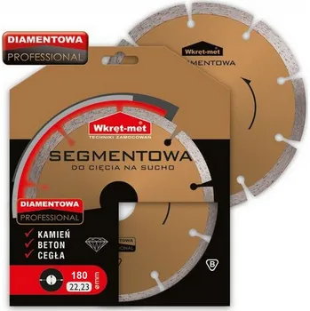 Řezný kotouč Diamantový řezný kotouč segmentový PROFESSIONAL 180 x 22,23 mm na kámen, beton, cihlu
