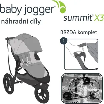 Dětské zboží BabyJogger BRZDA komplet SUMMIT X3