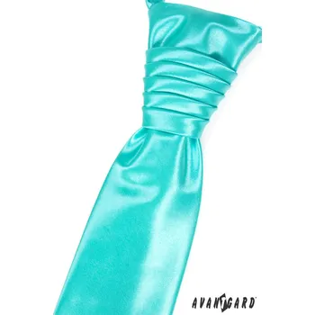 Kravata AVANTGART Regata PREMIUM a kapesníček mátová 577-9043-0