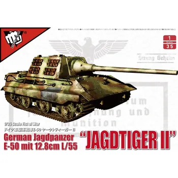 Plastikový model Modelcollect 1/35 German WWII E50 Jagdtiger II