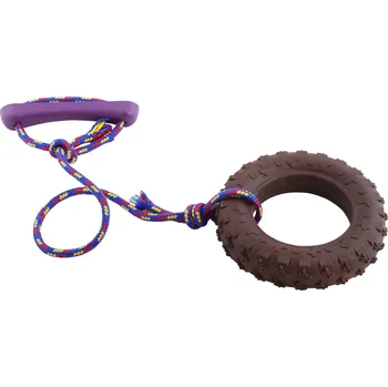 Hračka pro psa Hračka pes Pneumatika aportovací Vanilková velká SUM-PLAST