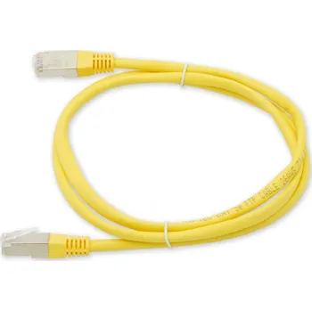 Síťový kabel PC-401 C5E FTP/1M - žlutá