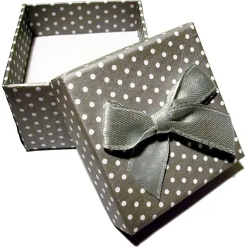 Dárková krabička Krabička šedá - 50x50x35mm