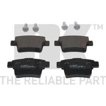 Brzdová destička Sada brzdových destiček, kotoučová brzda NK 222563