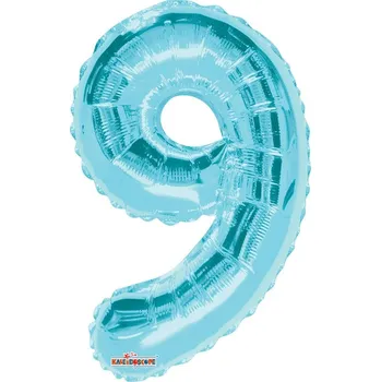 Balónek Nafukovací číslice modrá 35 cm 9