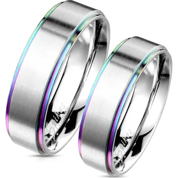 Prsten OPR0101 Snubní ocelové prsteny - pár