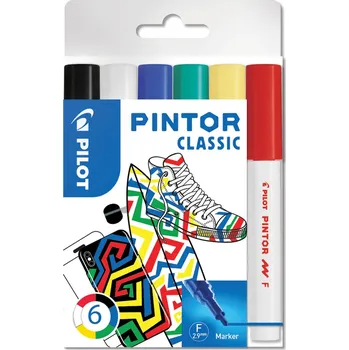 Pilot Pintor 4074 F popisovače Classic akryl 6 ks