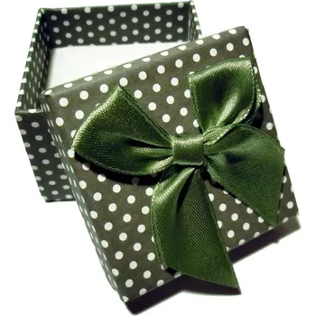 Dárková krabička Krabička zelená - 50x50x35mm