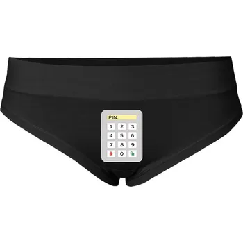 Kalhotky Dámske kalhotky - ZADEJTE PIN, Barva látky bílá, Střih Klasické kalhotky, Velikost XS