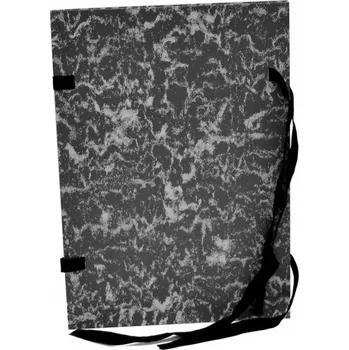 Archivační box Spisová deska A4 černá, mramor