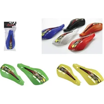 Motocyklový chránič ACCEL náhradní plastové kryty rukojetí HGS03 barva modrá