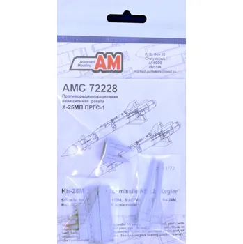 Plastikový model 1/72 Kh-25MP Anti-radar missile PRGS1 (2 pcs.)