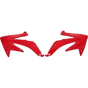 RACETECH kryt chladiče HONDA CRF 450R 05-08, barva červená (CVCRFRS0005) (HO03655070)