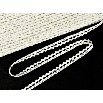 Krajka Snový svět Paličkovaná krajka bavlněná režná TK0020-9mm