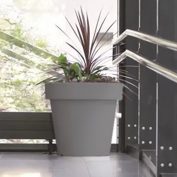 Květináč Velký květináč, průměr 100 cm - šedý kámen