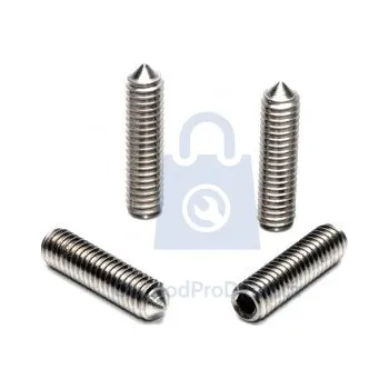 Šroub Šroub stavěcí s vnitřním šestihranem a hrotem, DIN 914, nerez A2 M6 x 6, balení 200 ks