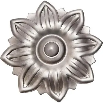 KP 1201/1 - ozdobný květ 55x1,5 mm pro kovaný plot, bránu a zábradlí