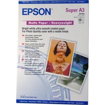 Fotopapír Epson S041264 - Matte Paper Heavy Weight, A3+, 167g, 50 listů
