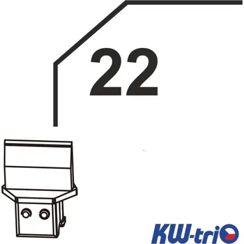 Řezačka papíru Příslušenství pro děrovač KW 9521 - nůž pro rovný řez 22mm