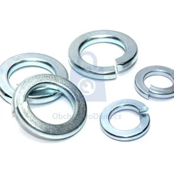 Matice Podložka pružná s obdélníkovým průřezem, DIN 127B, pozinkovaná 22,5 - hobby balení, balení 1 ks