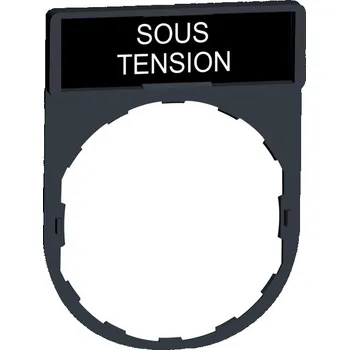 Stykač ZBY2126 Nosič štítku 30x40, SOUS TENSION, Schneider Electric
