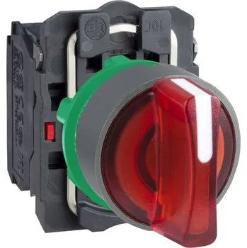 vypínač XB5AK134G5C0 RU Ovládač otočný provětlený 3 pozice pevné 120vAC speciální popis ŠE, Schneider Electric