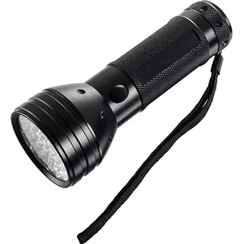 Alitom UV hliníková svítilna 51 led 395nm 3xAA