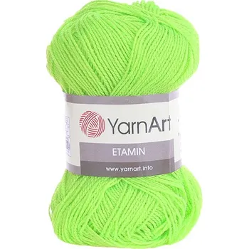 Příze YarnArt Příze Etamin 459 - žlutozelený neon