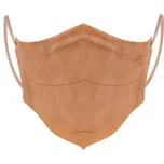 Nano respirátor FFP2 VK RespiPro hnědý samosterilizační – Respilon 2ks L hnědá