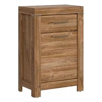 Komoda Gent komoda KOM1D1S/10/7, dub stirling 66x100x40 (SxVxH)