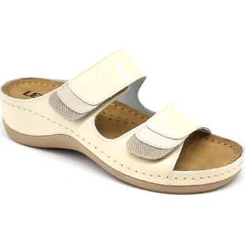 Dámské pantofle Leon Leons Sena - Béžová Barva: Béžová, Velikost: 37