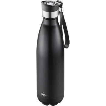 Termoska Termo lahev OLIMPIO 750 ml černá - GEFU (Láhev na pití OLIMPIO černá 750 ml - GEFU)