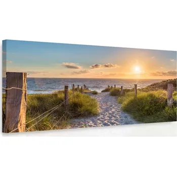 Malvis ® Obraz - Pěšinka na pláži Velikost: 100x50 cm