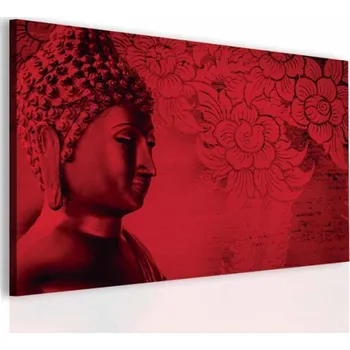 Obraz Malvis ® Obraz Buddha v červené Velikost (šířka x výška): 45x30 cm