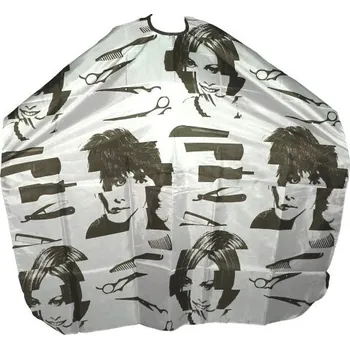 SALON KOMPLET Kadeřnický střihací plášť FÉN HŘEBEN - černý