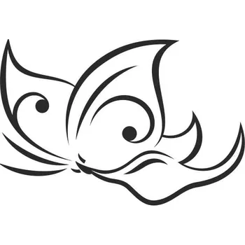 Samolepicí dekorace na vozidlo SI0190038E - Japan Butterfly8 - 160 x 109 mm