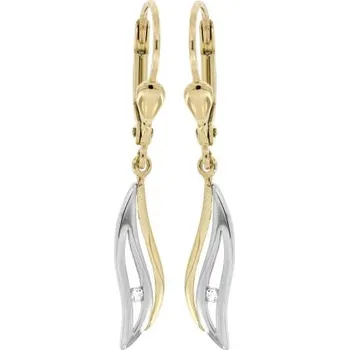 Náušnice Zlatnictví U Kostela Dámské zlaté náušnice lístečky 0323 506544078